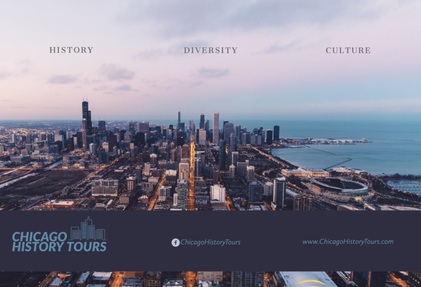 Screenshot of chicago travel brochure template