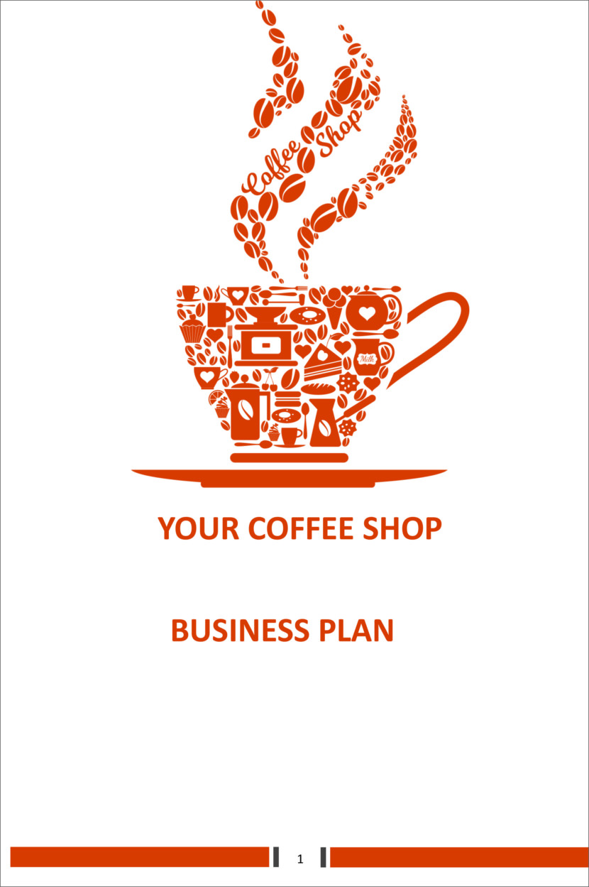 Screenshot of business plan proposal template in office word docx and powerpoint format