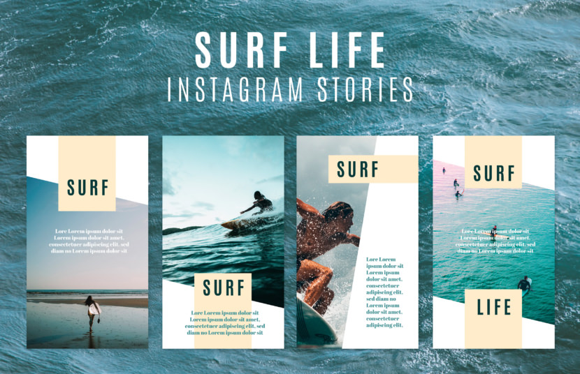 Surf Life Instagram Stories Template
