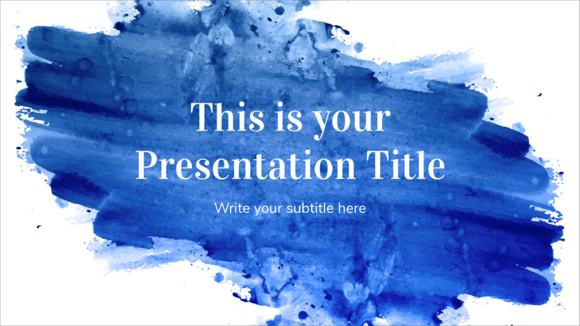 Screenshot of Microsoft Powerpoint and Google Slides presenation template