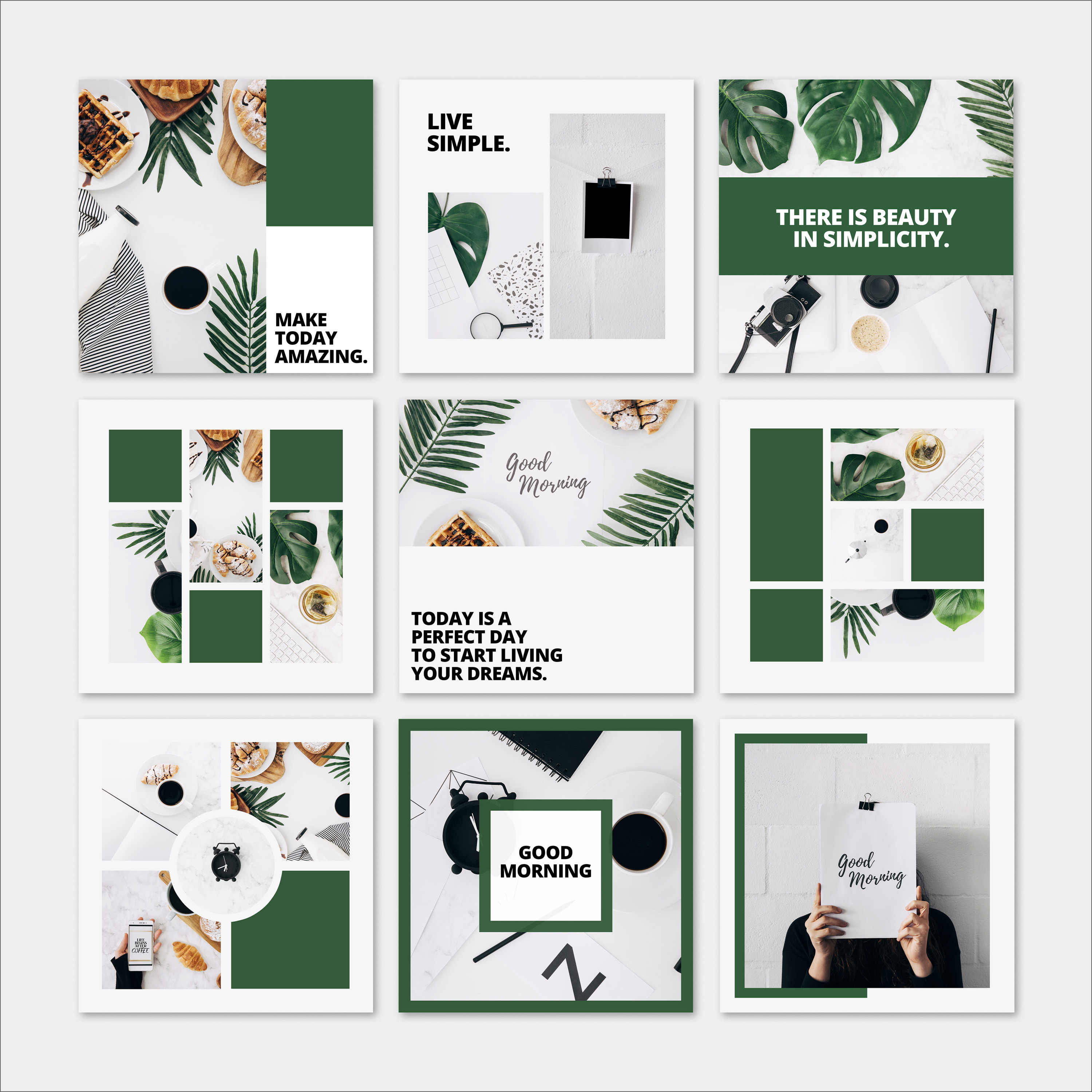 35 Free Instagram Square Templates For Social Media ...