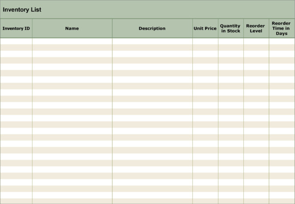 13 Free Stock Inventory And Checklist Templates For SME Businesses