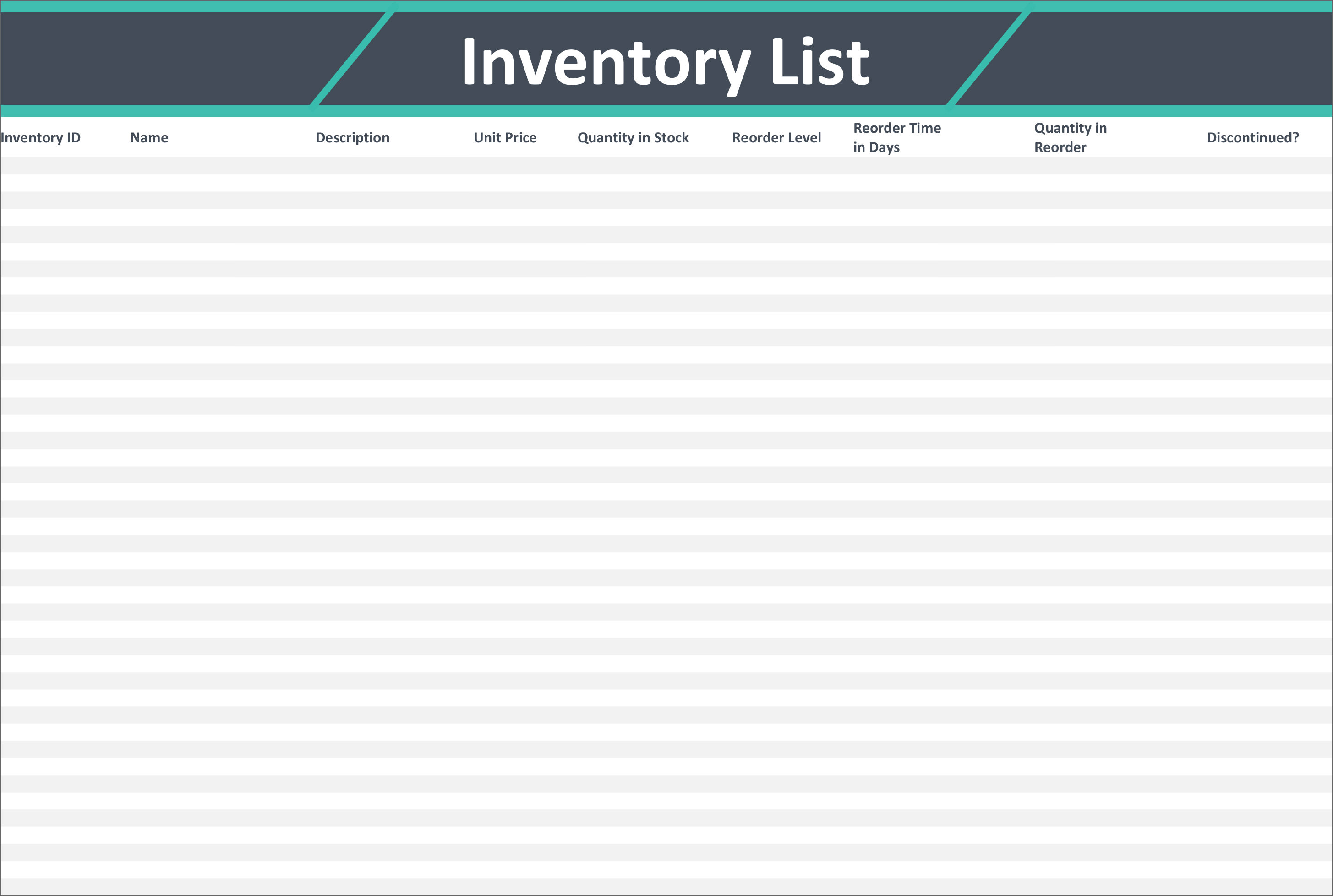 13 Free Stock Inventory And Checklist Templates For SME Businesses