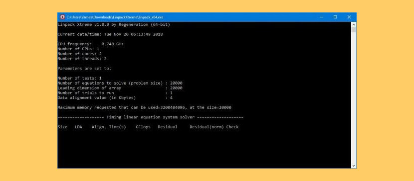 linpack benchmark download windows