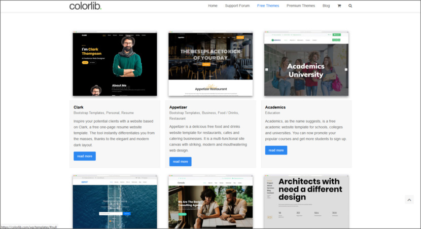 Colorlib Free Professional HTML5 Responsive Templates