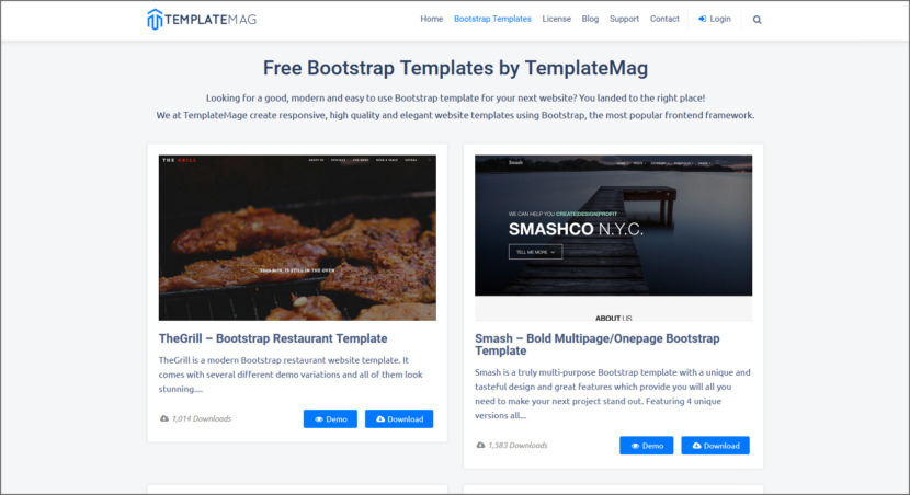 TemplateMag Free Professional HTML5 Responsive Templates