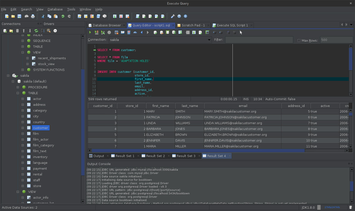 toad for sql server mysql schema