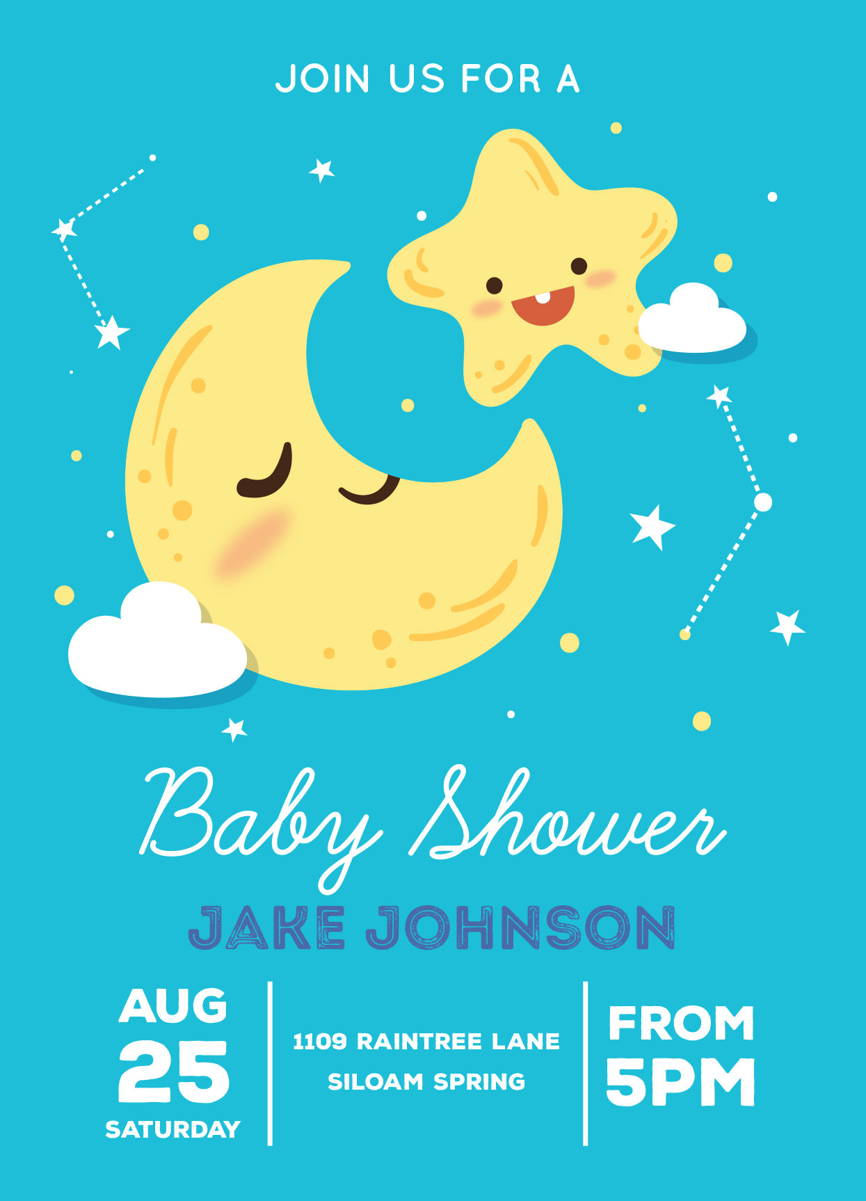 Baby Shower Invitation Template Free Printable 4 Fold
