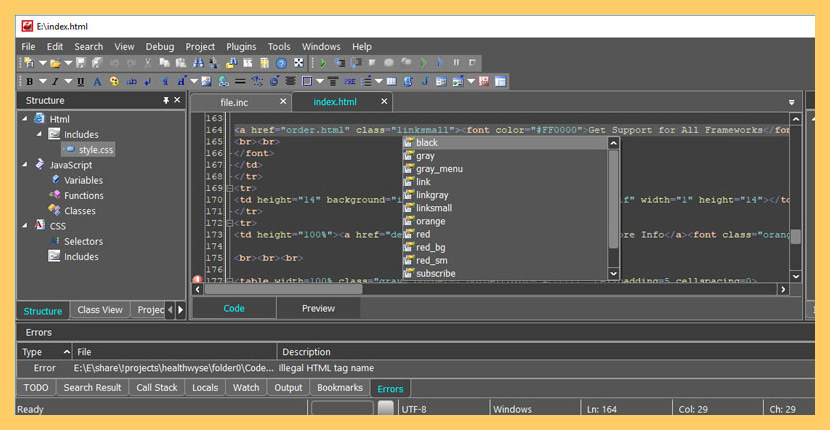 setup codekit with text editor