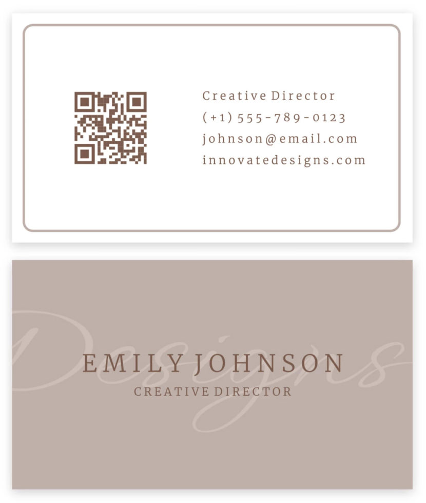 QR Code Business Card