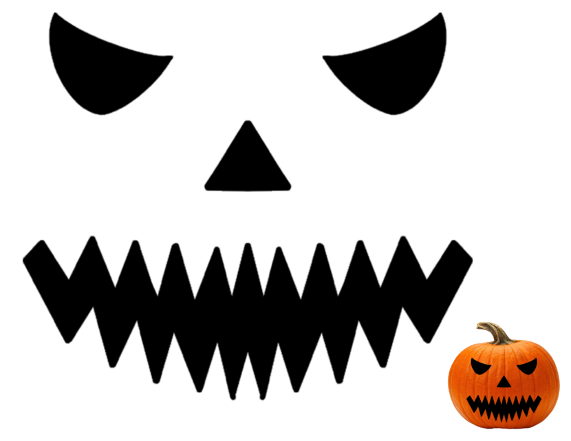 Free printable pumpkin carving pattern