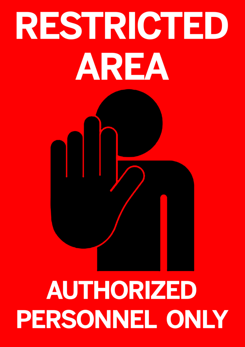 No Entry Restricted Area Authorized Personnel Only Free Printable Signs