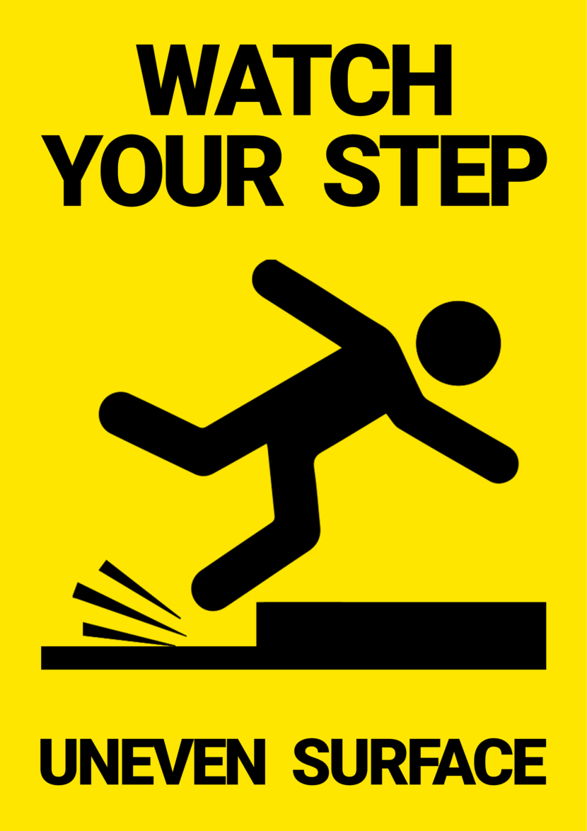 Please Watch Your Steps Free Printable Signs