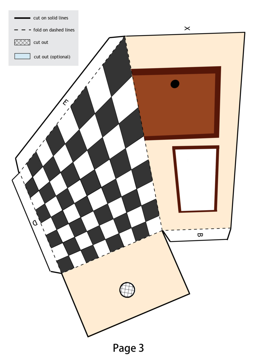 Printable Ames Room Illusion